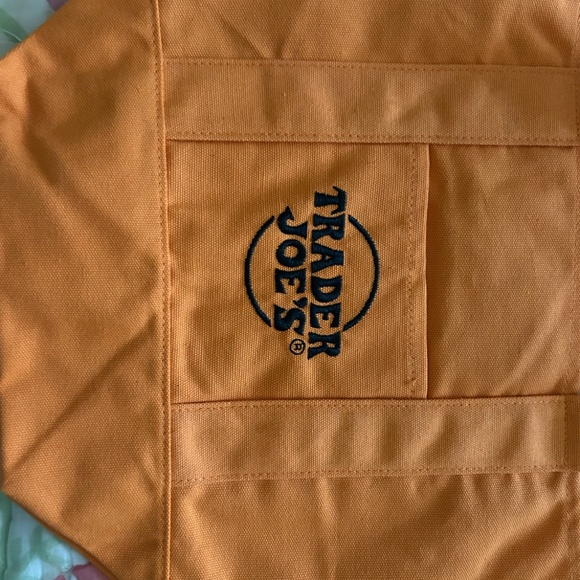 NWT Trader Joe's Halloween Mini Tote-Orange - Picture 5 of 6